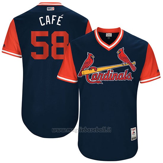 Maglia Baseball Uomo St. Louis Cardinals 2017 Little League World Series Jose Martinez Blu